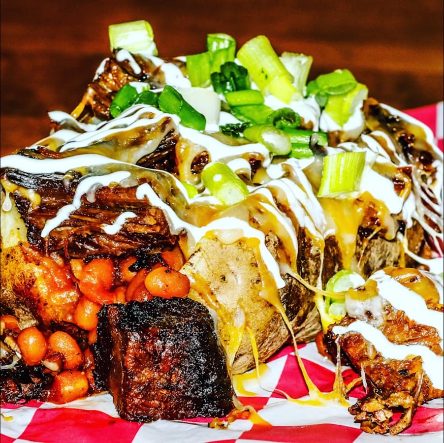 Loaded baked potato